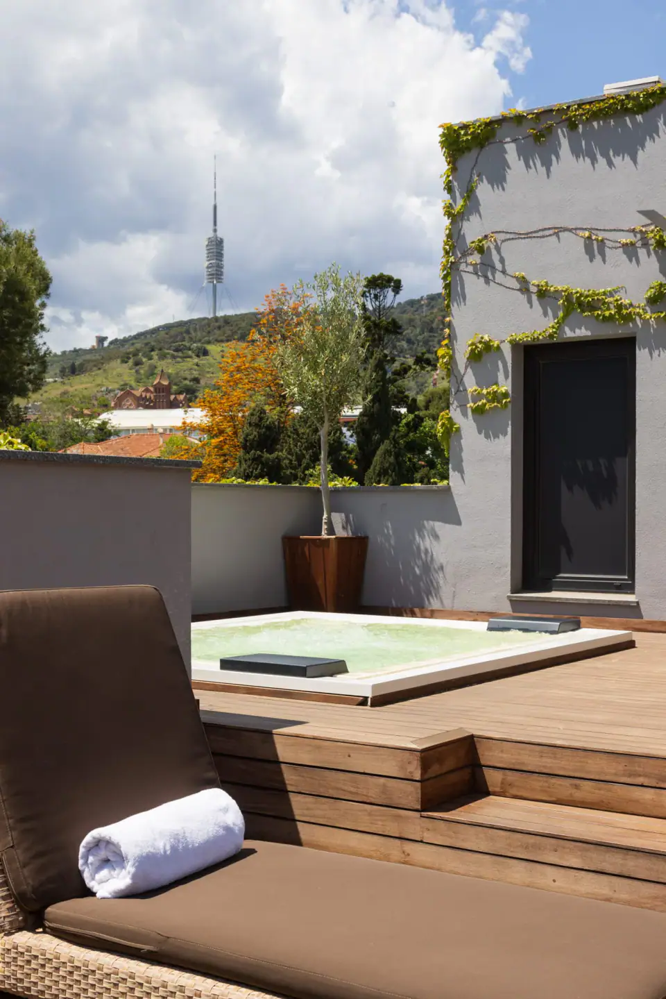 Watch the sunset from a private viewpoint